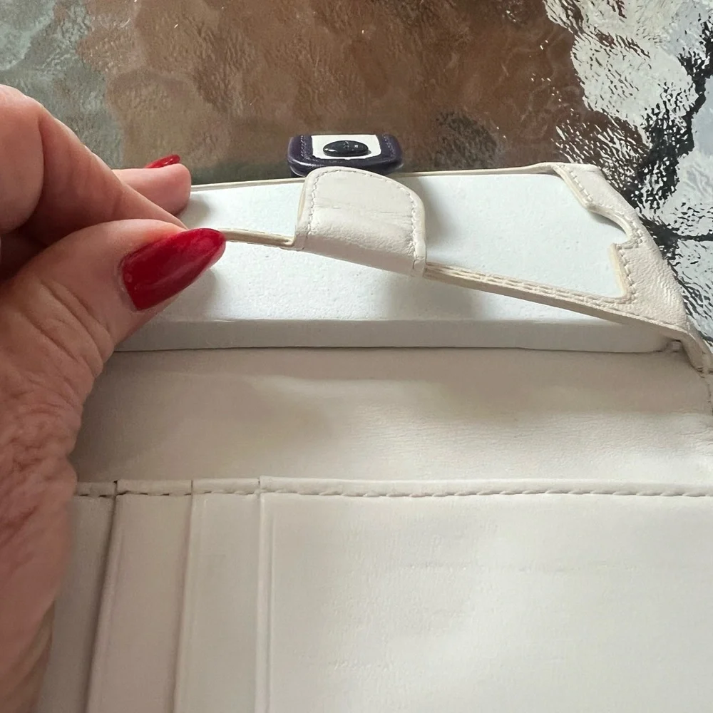 Coach White and Purple Wristlet/Wallet - Picture 8 of 9